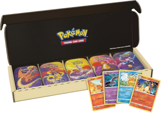 Pokémon TCG - "Kanto Stärke" Mini Tin 5er Bundle (DE)