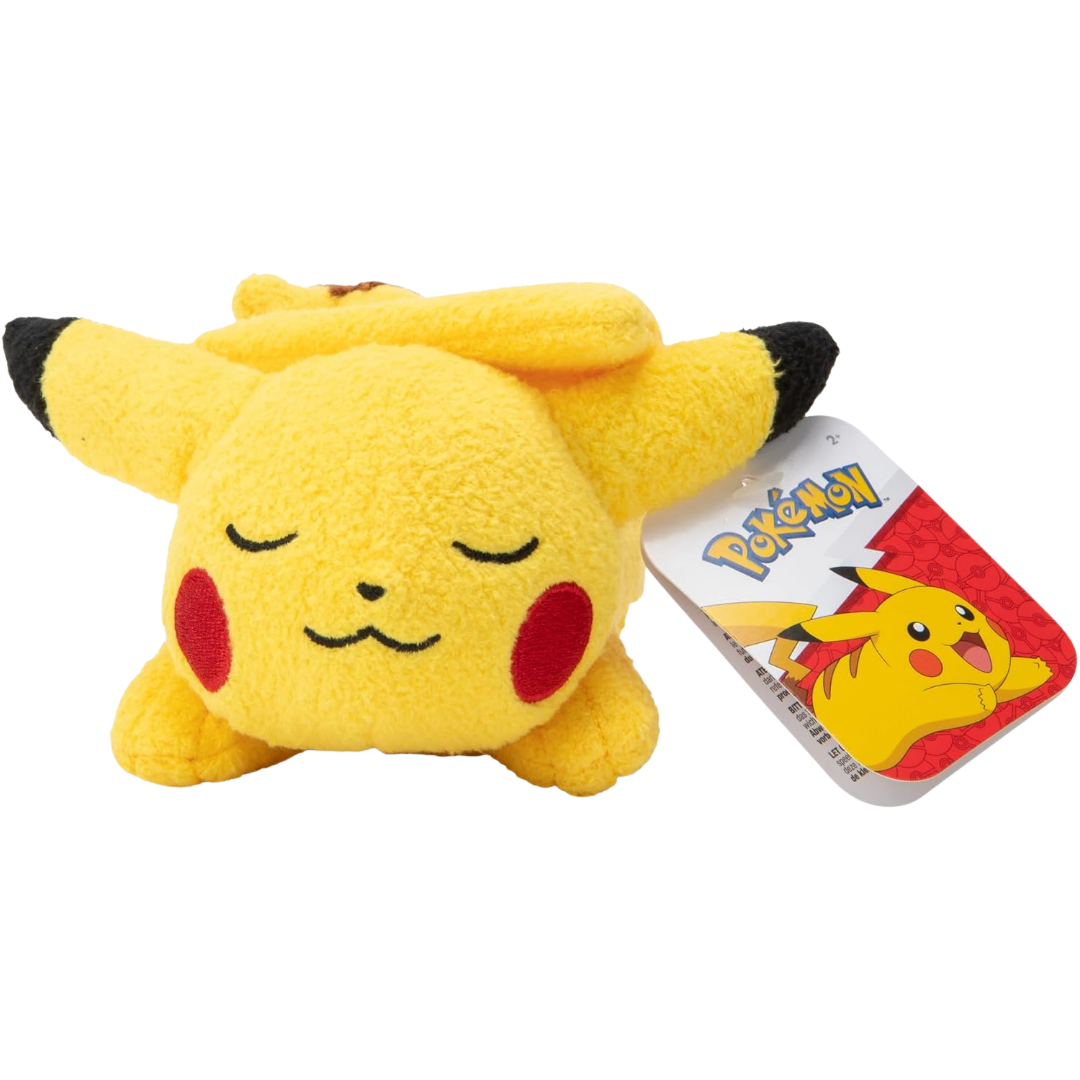 Pokémon Plüsch - Pikachu schlafend 12cm