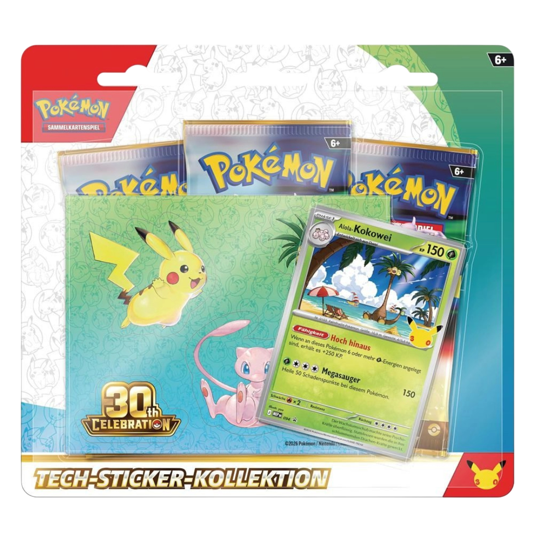 Pokémon TCG - 30 Jahre: Tech-Sticker Kollektion "Tag" (DE)