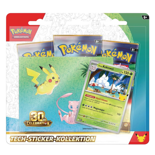 Pokémon TCG - 30 Jahre: Tech-Sticker Kollektion "Tag" (DE)